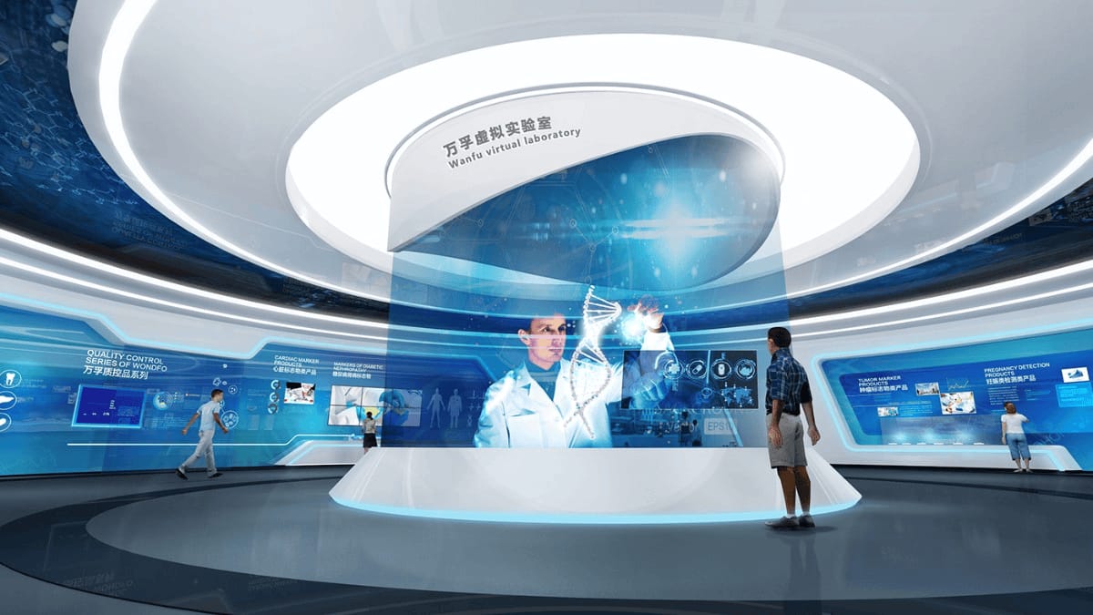 醫(yī)療器械科技企業(yè)展示廳設(shè)計
