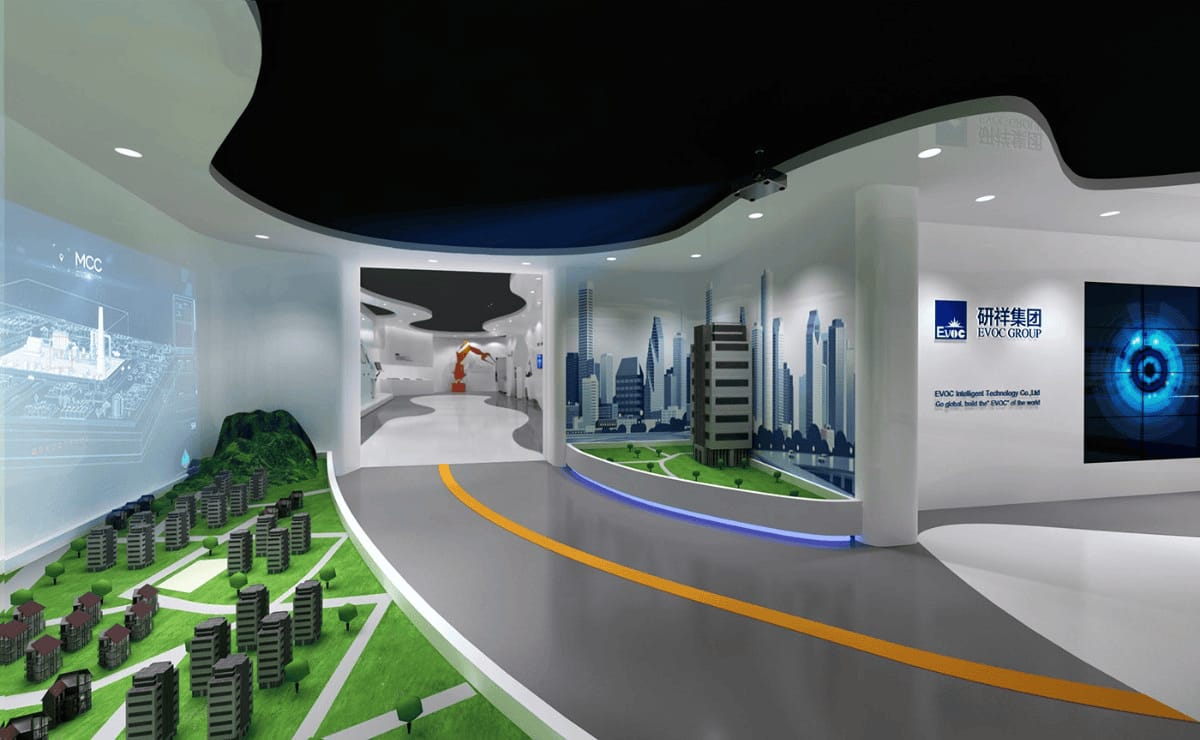 智能交通企業(yè)展廳設計